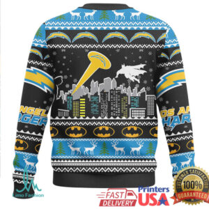 Los Angeles Chargers x Batman I Am Vengeance Ugly Christmas Sweater