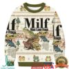 Who The Fuck Is Alice Funny Smoking Rabbit Christmas Ugly Sweatshirt