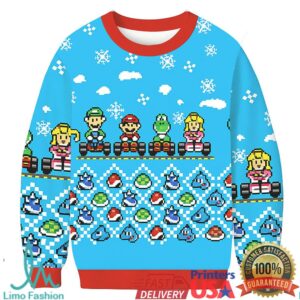 Mario Kart Christmas Ugly Sweatshirt
