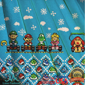 Mario Kart Christmas Ugly Sweatshirt