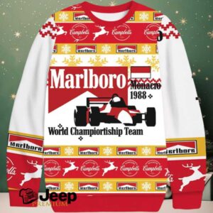 Marlboro Monaco Christmas Ugly Sweatshirt
