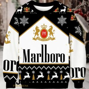Marlboro Vintage Christmas Ugly Sweatshirt