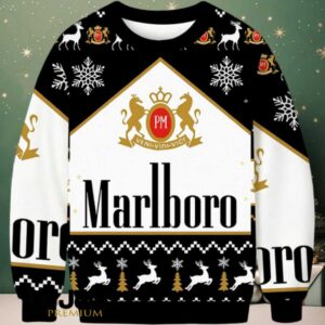 Marlboro Vintage Christmas Ugly Sweatshirt