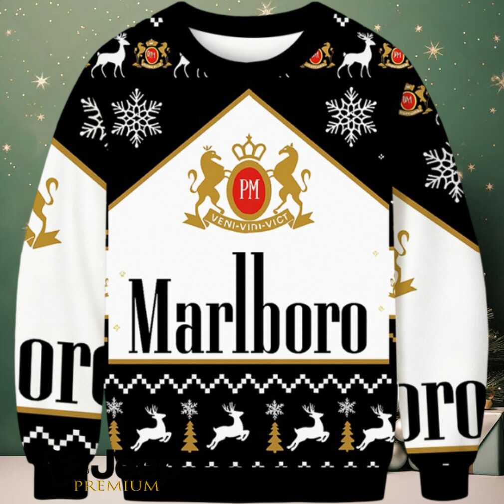 Marlboro Vintage Christmas Ugly Sweatshirt Marlboro Vintage Christmas Ugly Sweatshirt