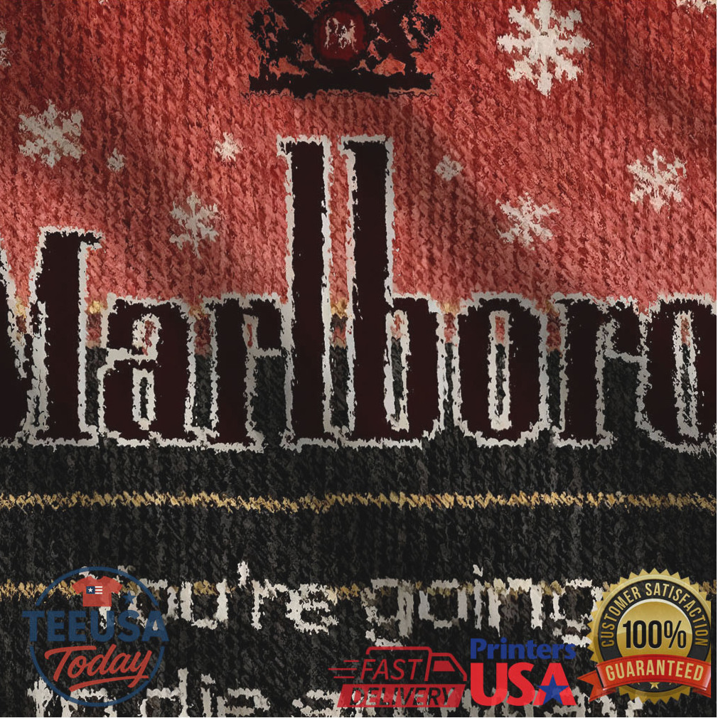 Marlboro You’re Going To Die Anyway Black Christmas Ugly Sweatshirt Marlboro You’re Going To Die Anyway Black Christmas Ugly Sweatshirt