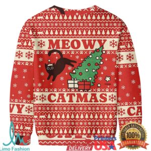 Meowy Christmas Ugly Sweatshirts