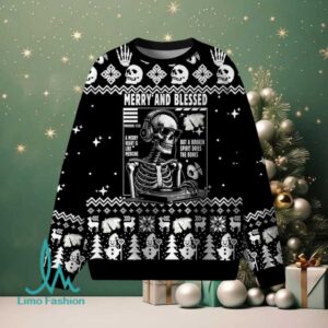 Merry And Blessed Christian Lightweight Sweater