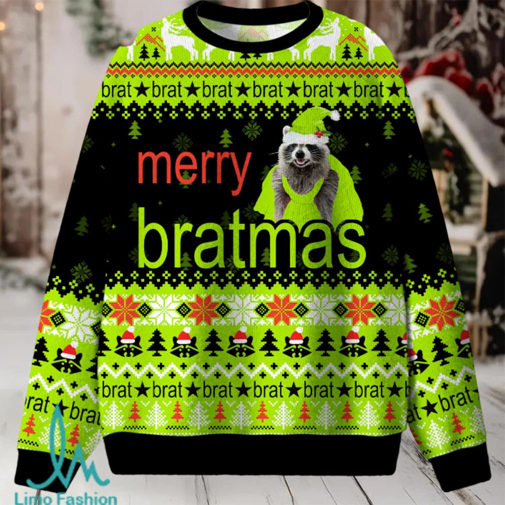 Merry Bratmas Christmas Knit Sweatshirt Merry Bratmas Christmas Knit Sweatshirt