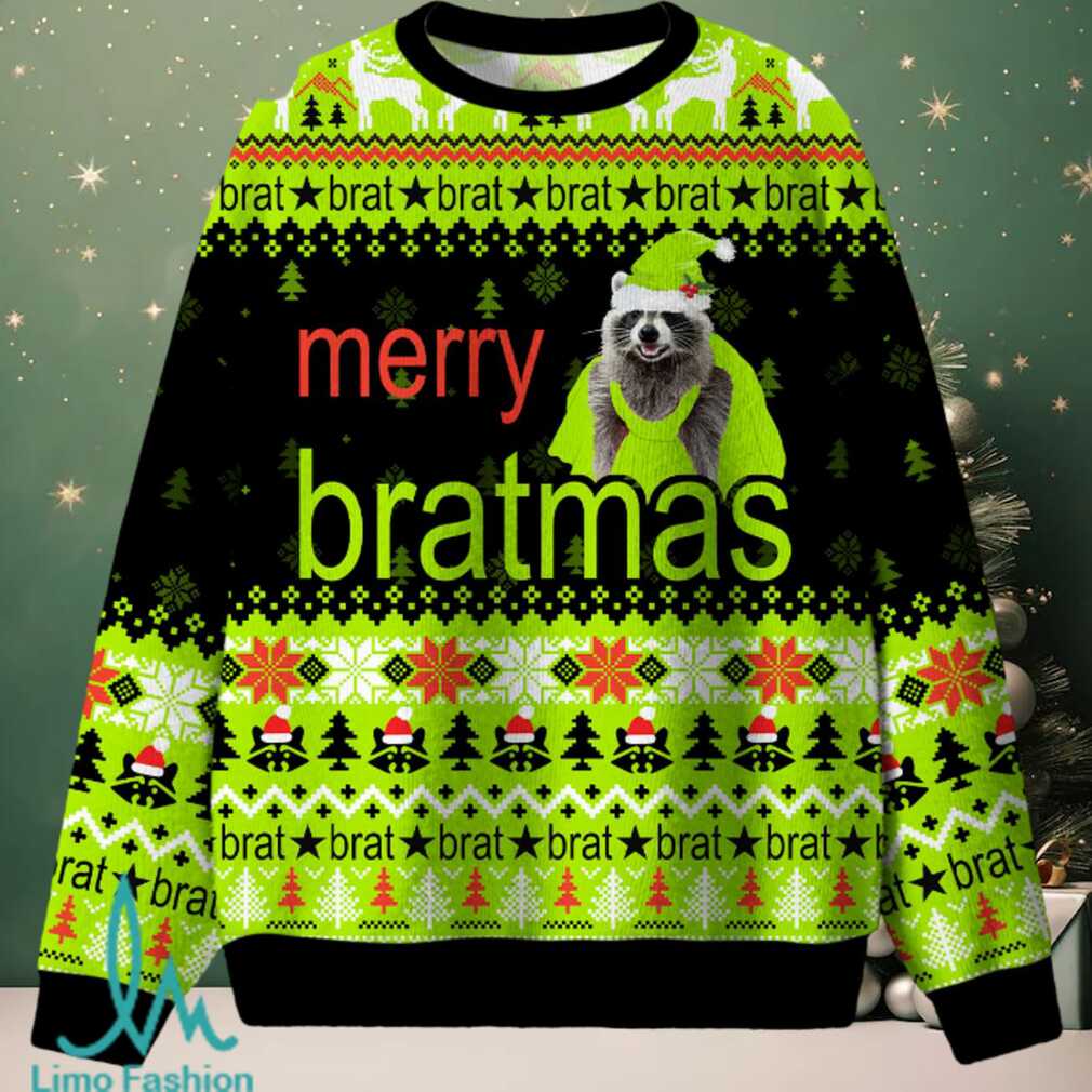 Merry Bratmas Christmas Knit Sweatshirt Merry Bratmas Christmas Knit Sweatshirt