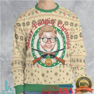 Merry Fudgin’ Christmas A Christmas Story Ugly Christmas Sweatshirt