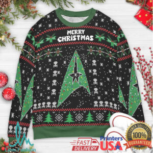Merry Starfleet Star Trek Ugly Christmas Sweatshirt