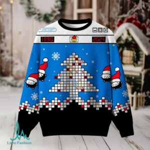 Minesweeper Ugly Christmas Fuzzy Fleece Sweatshirt