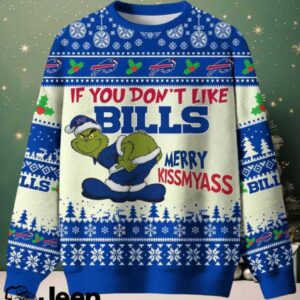 NFL Buffalo Bills If You Don’t Like Bills Merry Kissmyass Ugly Sweater.jfif