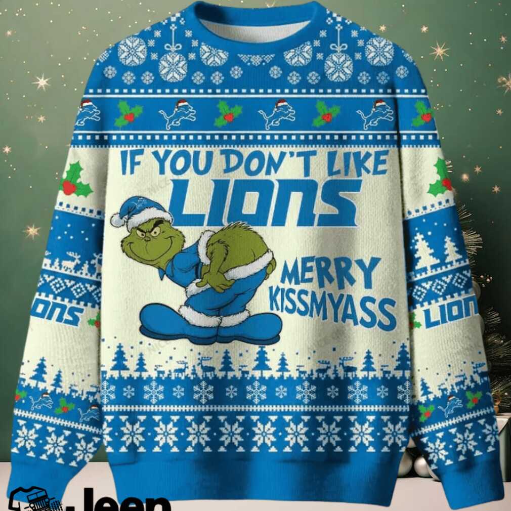 NFL Detroit Lions If You Don’t Like Lions Merry Kissmyass Ugly Sweater.jfif NFL Detroit Lions If You Don’t Like Lions Merry Kissmyass Ugly Sweater.jfif