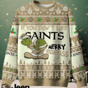 NFL New Orleans Saints If You Don’t Like Saints Merry Kissmyass Ugly Sweater.jfif