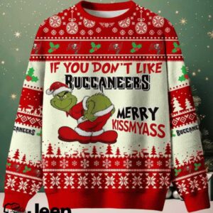 NFL Tampa Bay Buccaneers If You Don't Like Buccaneers Merry Kissmyass Ugly Sweater.jfif