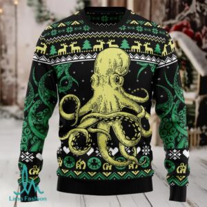 Octopus Cool Ugly Christmas Sweater