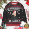 Timey Ugly Christmas Sweatshirt Timey Ugly Christmas Sweatshirt