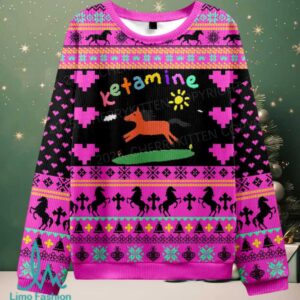 Orange Pony Christmas Knit Sweatshirt