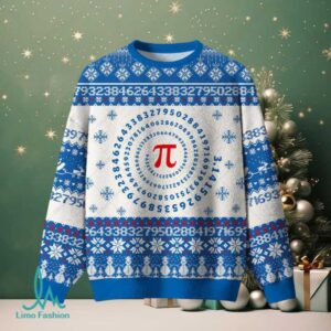 PI Math Ugly Christmas Fuzzy Fleece Sweatshirt