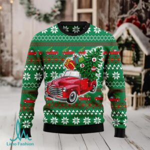 Pickup Truck Ugly Christmas Sweater