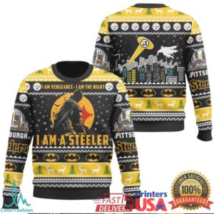 Pittsburgh Steelers Black & Gold Vengeance Ugly Sweater