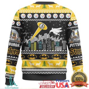 Pittsburgh Steelers Black & Gold Vengeance Ugly Sweater