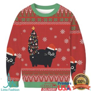 Purr fectly Festive Christmas Ugly Sweatshirt
