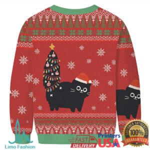 Purr fectly Festive Christmas Ugly Sweatshirt