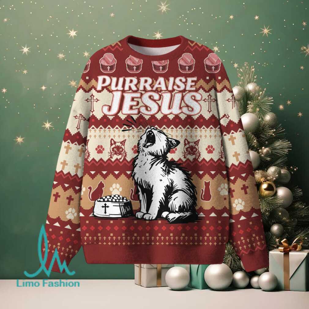 Purraise Jesus Christian Lightweight Sweater Purraise Jesus Christian Lightweight Sweater