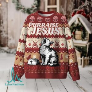 Purraise Jesus Christian Lightweight Sweater