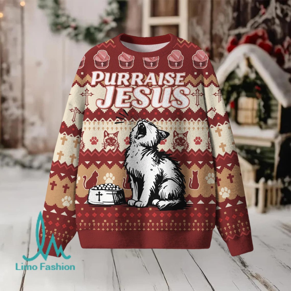 Purraise Jesus Christian Lightweight Sweater Purraise Jesus Christian Lightweight Sweater