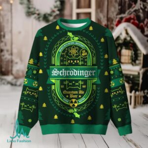 Quantum Holiday Cheer Ugly Christmas Fuzzy Fleece Sweatshirt