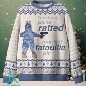 Ratted Last Tatouille Christmas Knit Sweatshirt