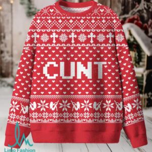 Red Cxxt Christmas Knit Sweatshirt