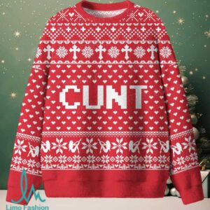 Red Cxxt Christmas Knit Sweatshirt