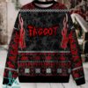 Believe in Bigfoot Christmas Trees Funny Ugly Christmas Sweater Believe in Bigfoot Christmas Trees Funny Ugly Christmas Sweater
