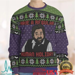 Regular Human Holiday Ugly Christmas Sweatshirt