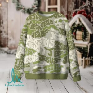 Reteo Jesus Furry Christian Lightweight Sweater