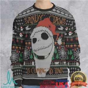Sandy Claws The Nightmare Before Christmas Ugly Christmas Sweatshirt