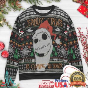 Sandy Claws The Nightmare Before Christmas Ugly Christmas Sweatshirt
