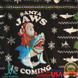 Santa Jaws Christmas Ugly Sweatshirts