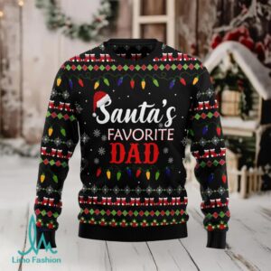 Santa’s Favorite Dad Ugly Christmas Sweater