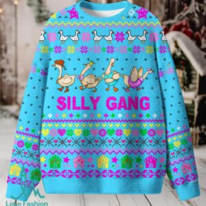 Silly Gang Christmas Knit Sweatshirt
