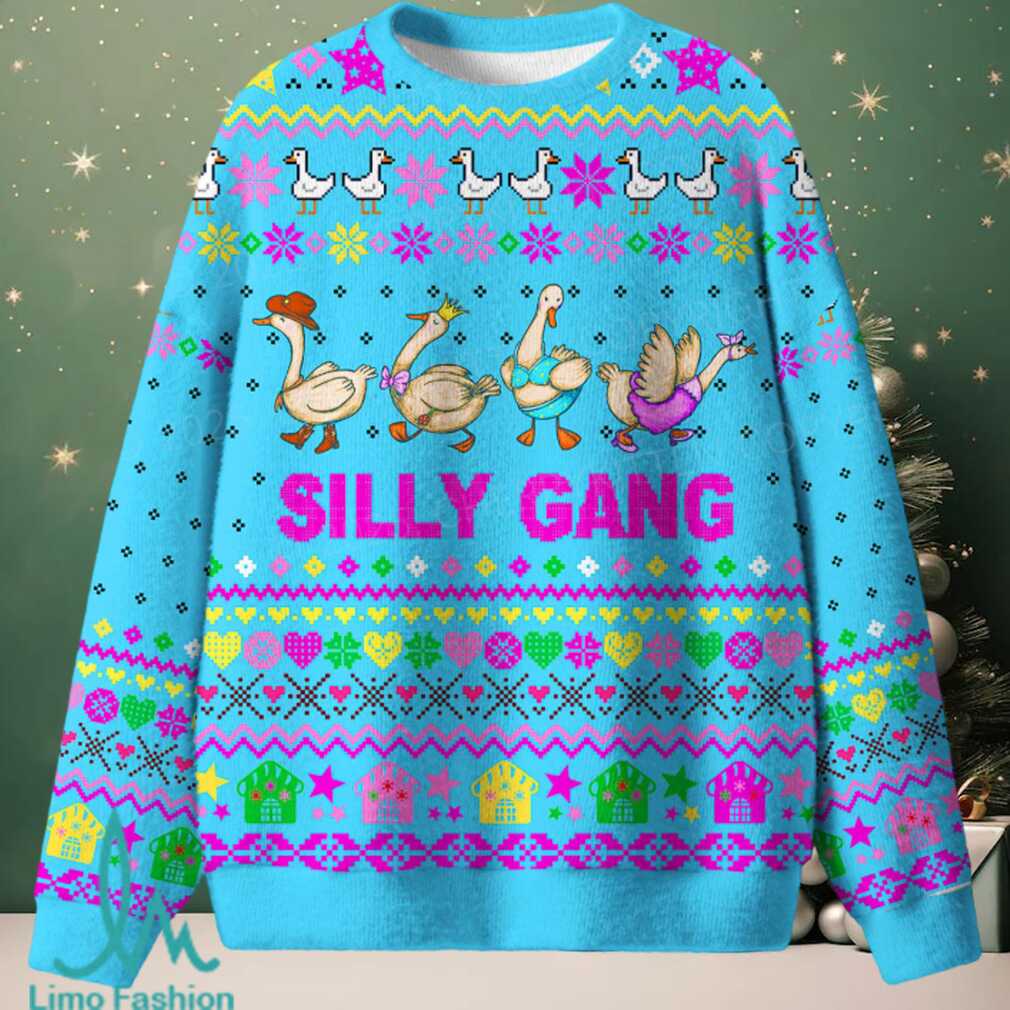 Silly Gang Christmas Knit Sweatshirt Silly Gang Christmas Knit Sweatshirt