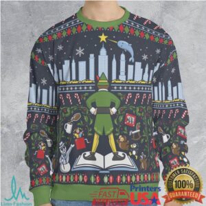 Smiling Is My Favorite Ugly Christmas Sweatshirt