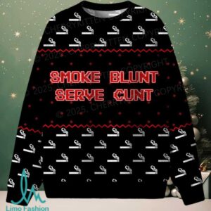Smoke Blunt Christmas Knit Sweatshirt