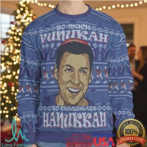 So Much Funukah Ugly Christmas Sweatshirt