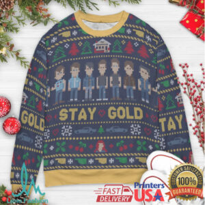 Stay Gold Ugly Christmas Sweatshirt