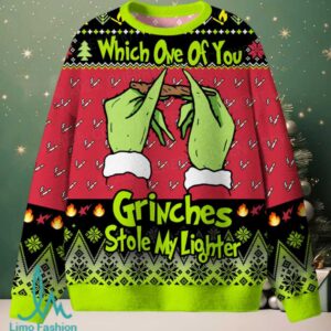 Stole My Lighter Christmas Knit Sweatshirt